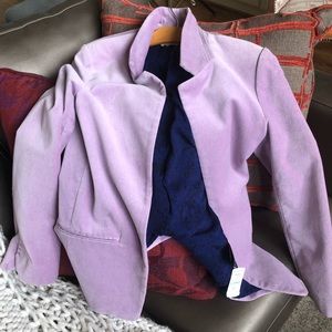 Zadig & Voltaire Volly Velours womens blazer sz36 in violet NWT